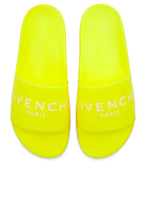 neon givenchy slides|givenchy sandals.